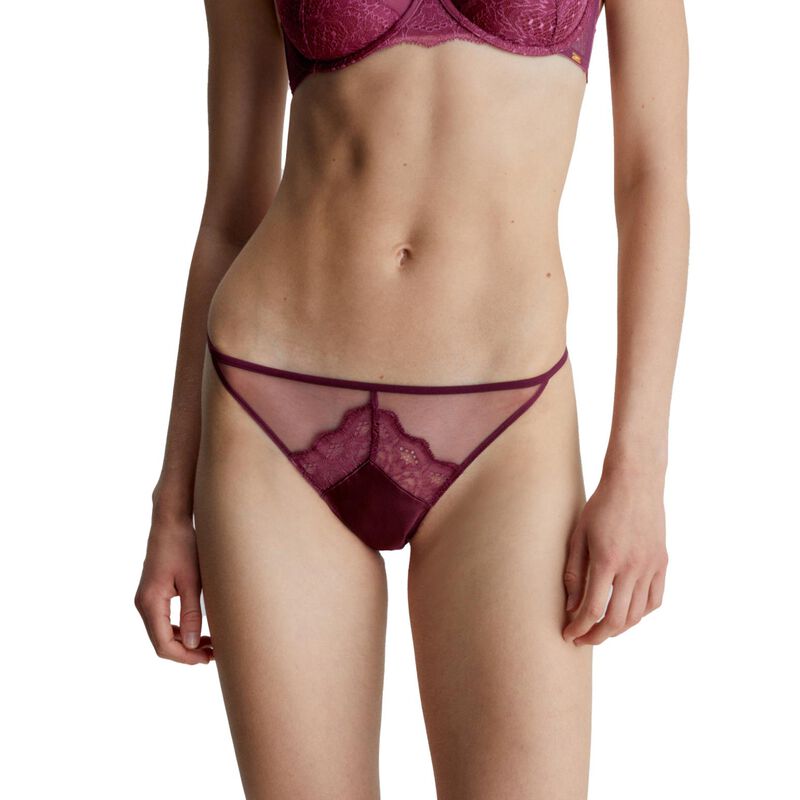 Calvin Klein Ck Black Vintage Lace Bikini image number 0